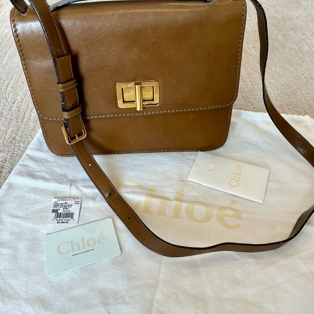 Choose Brown Leather Crossbody Bag